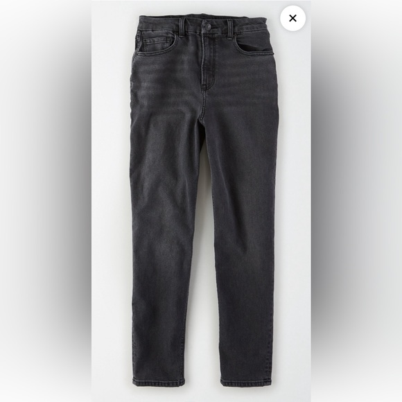 American Eagle Stretch Mom Jeans Washed Black - Picture 4 of 5
